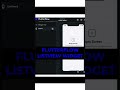 FLUTTERFLOW LISTVIEW WIDGET