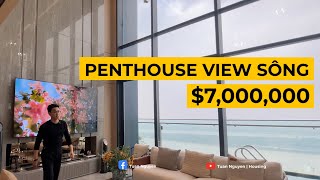 Ngắm toàn cảnh sông Hồng tại căn PENTHOUSE đắt giá bậc nhất Hà Nội