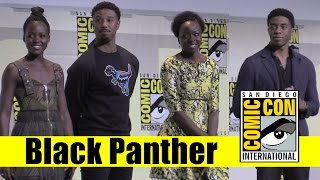 Black Panther (Marvel) | 2016 Comic Con Panel (Chadwick Boseman, Lupita Nyong'o)