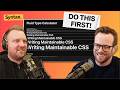Writing Maintainable CSS