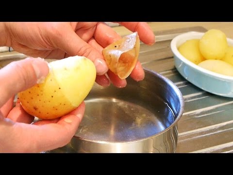 Super Quick Potato Peeling! - Life Hack Super Quick Potato Peeling! - Life Hack