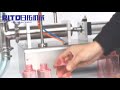 semi automatic horizontal paste liquid filling machine