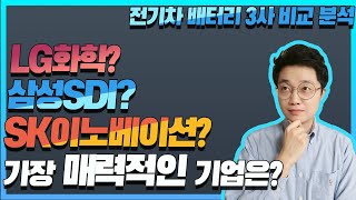 LG화학, 삼성SDI, SK이노베이션 중 누가 가장 매력적일까? | 전기차 배터리 3사 비교 분석 | 2차전지