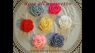 Rosa all'uncinetto - Crochet Flower Rosettes