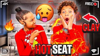 PARIS PUT CLAY IN THE HOT SEAT (HE WAS SO SCARED)
