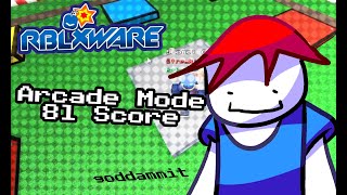 rblxware arcade mode 100 score failed attempt