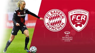 FC Bayern - FC Rosengård 3:0 | Re-Live | UEFA Women's Champions League #UWCL