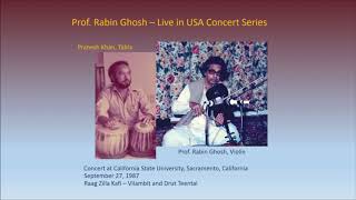 Rabin Ghosh - violin: Raag Zilla Kafi