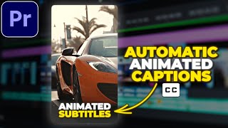 How to Create ANIMATED SUBTITLES in Premiere Pro | AUTOMATIC ANIMATED SUBTITLES