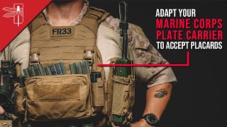 HALEY STRATEGIC - How to adapt your USMC Gen III PLATE CARRIER to accept PLACARDS