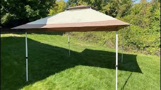 Homdox 12x12 Canopy Outdoor Pop up Instant Gazebo Review, Good sunshade, not the best design for scr