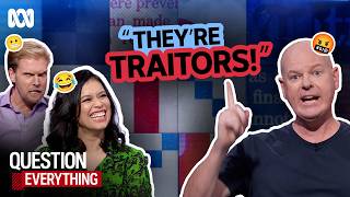 Comedians give their HOT TAKES on the news | Question Everything | ABC iview