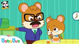 Whiskers Doesn't Want to Brush His Teeth | Good Habits | Picture Book Animation for Kids | BabyBus