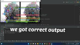 Finger print detection project in python | #projects #fingerprint #python #coding