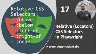 #17 - Relative CSS Selectors in Playwright || Playwright with Java