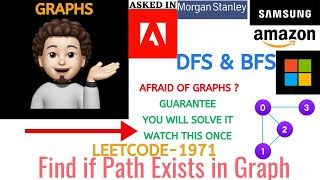 Find if Path Exists in Graph | Easiest Explanation | Microsoft | Leetcode 1971 | codestorywithMIK
