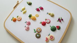 프랑스자수 l 과일자수 Fruit Embroidery