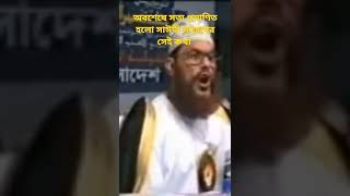 অবশেষে সত্যি প্রমাণিত হলো সাঈদী সাহেবের সেই কথা