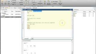 MATLAB Introduction: Array Operators