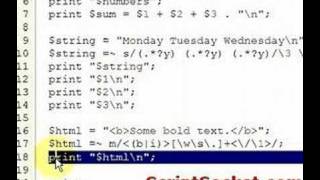 Perl Tutorial 118 - Regex: Backreferences Continued