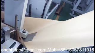 square bottom paper bag machine with two-color printing(80mm width)