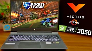 HP Victus | RTX 3050 | ROCKET LEAGUE | Gameplay Ultra | 5600H | 1x8GB