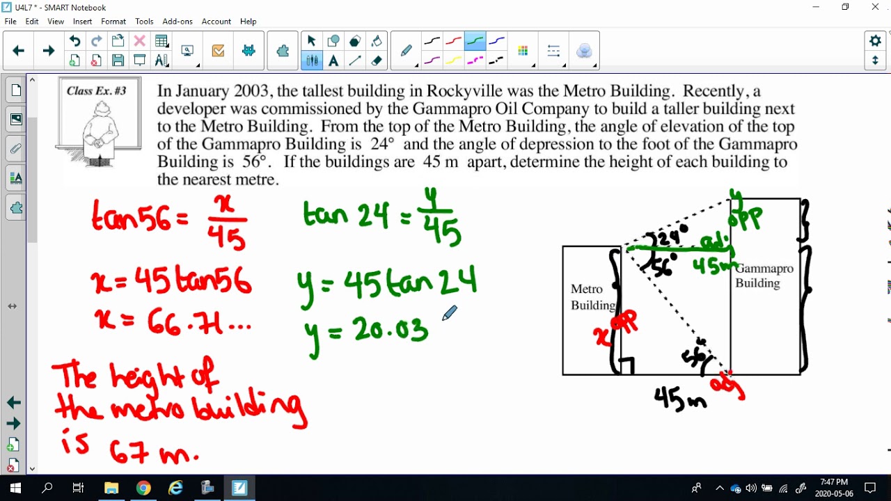 Math 10c Trigonometry Lesson 7 Youtube