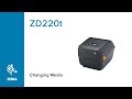 Changing Media in ZD220t Printer | Zebra