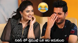Sreemukhi Funny Interview With Nithin || Sreemukhi Interview With Check Movie Team || NSE