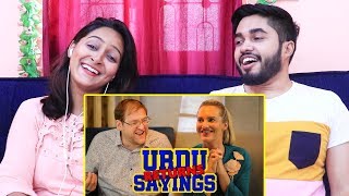 INDIANS react to George & Shaniera: Urdu Sayings Returns!