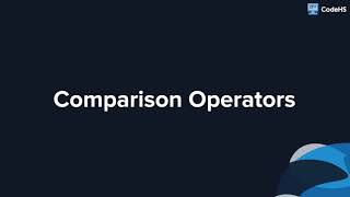 Comparison Operators