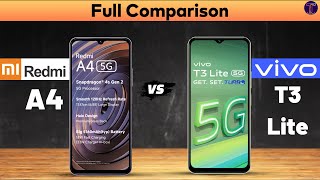 Redmi A4 vs Vivo T3 Lite : Full Comparison⚡Which One Is Better?