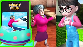 Scary Teacher 3D | miss T Flight Club Walkthrough (iOS Android)