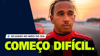 Lewis Hamilton tem sua primeira batida de Ferrari, Bortoleto faz teste \