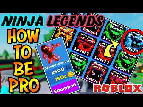 HOW TO PLAY NINJA LEGENDS AND BECOME PRO (Roblox) – Rank Up Fast!