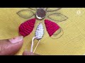 Hand embroidery sada bhart/ simple hand embroidery stitch tutorials/ simple and unique design