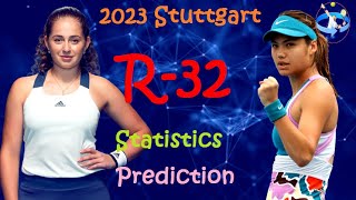 Jeļena Ostapenko vs Emma Raducanu - 2023 Stuttgart(WTA 500) Round of 32 Match Preview