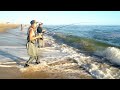 Easiest Way to Catch Big Fish on the Beach - How to Fish a Jig in the Surf