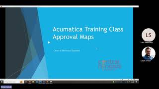 Acumatica Training Class - Approval Maps