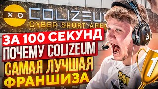 Рассказываем, почему COLIZEUM - это лучшая франшиза кибер арен за 100 секунд