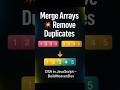 Merge Two Arrays and Remove Duplicates in JavaScript | One-Line JS Trick | BuildHeavenDev