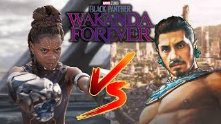 Shuri vs Namor Fight | BLACK PANTHER 2 WAKANDA FOREVER [4K ULTRA HD]