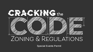CrackingTheCode: Special Events Permit