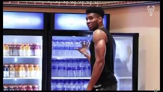 2021 NBA FINALS MVP Giannis Antetokounmpo "stay hydrated"