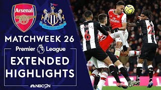 Arsenal v. Newcastle | PREMIER LEAGUE HIGHLIGHTS | 2/16/2020 | NBC Sports