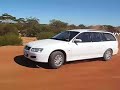 powersliding a holden commodore acclaim station 1