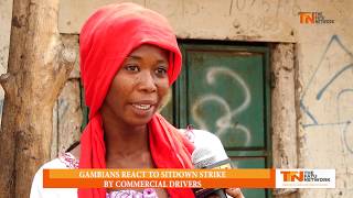 GAMBIANS REACT TO SIT-DOWN  STRIKE BY COMMERCIAL DRIVERS