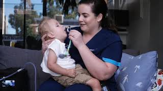 In home nursing and care for children with complex needs.
