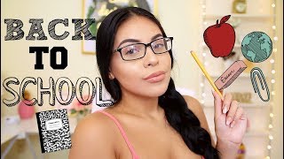 DRUGSTORE 10 MINUTE BACK TO SCHOOL MAKEUP TUTORIAL 2017 | JuicyJas