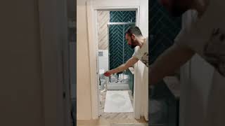 DUVARİÇİNE GİZLENEN SÜRGÜLÜ BANYO KAPISI